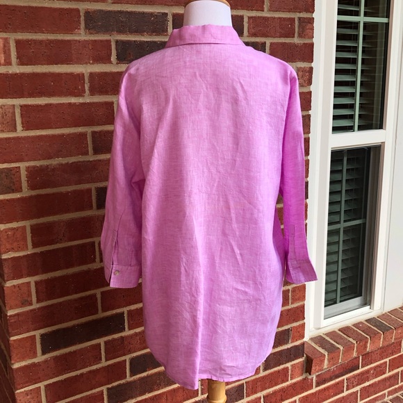 J JILL Linen Top - Picture 4 of 9